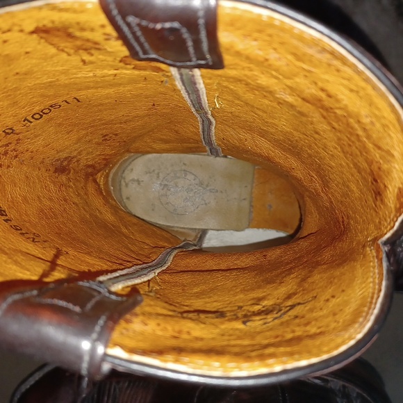 Lucchese Men Cowboy Boots. Size 10 Brown - Picture 11 of 11